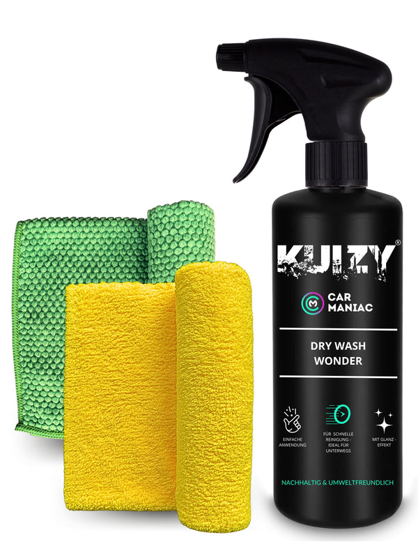 Dry Wash Wonder + Mikrofasertuch Duo